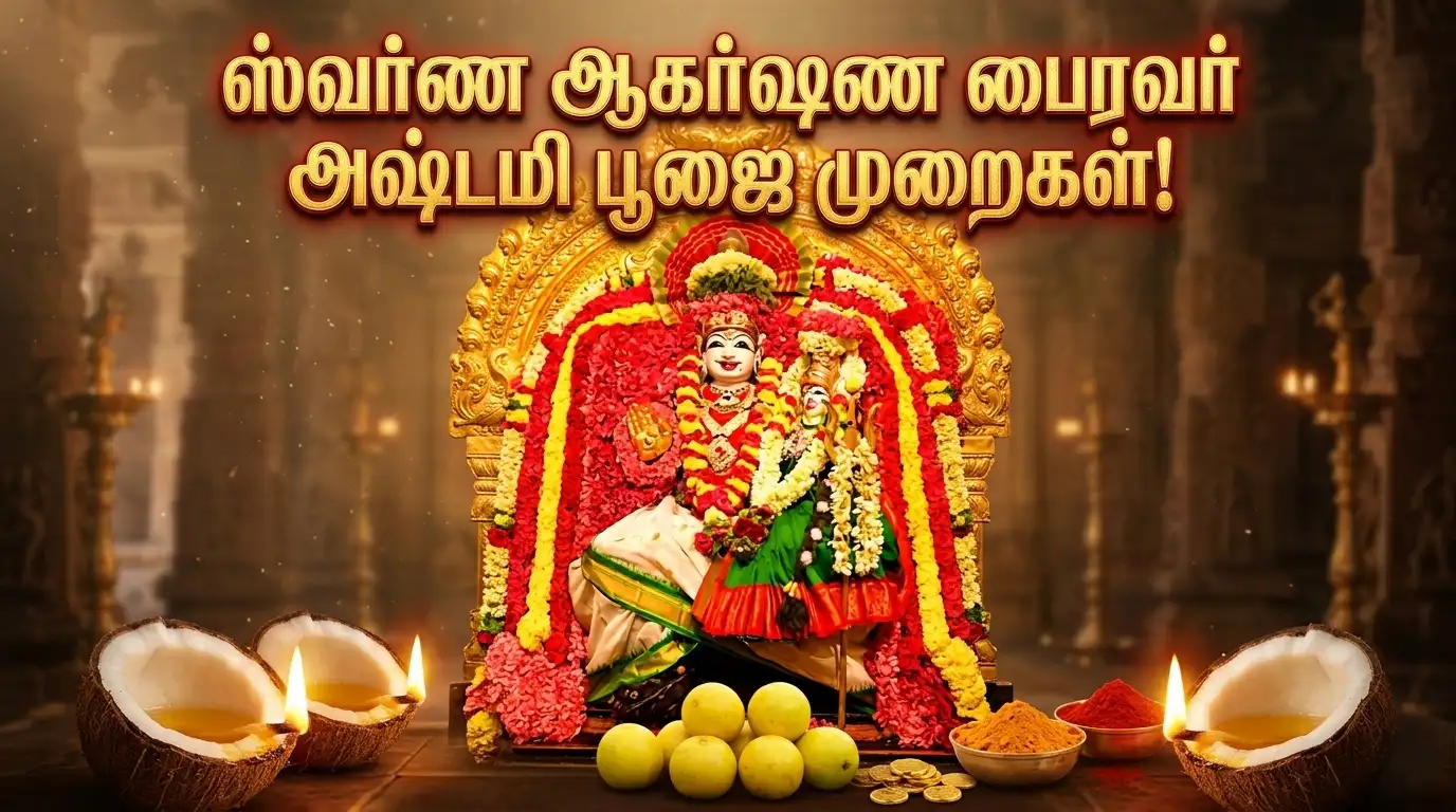 ஸ்வர்ண ஆகர்ஷண பைரவர் அஷ்டமி பூஜை முறைகள்