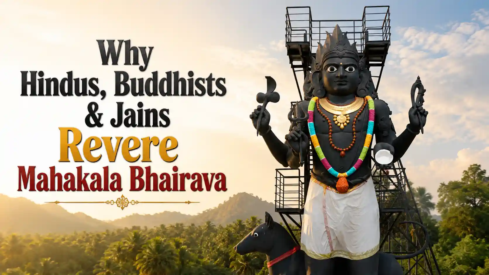 Mahakala Bhairava worshipped in Hinduism Buddhism and Jainism