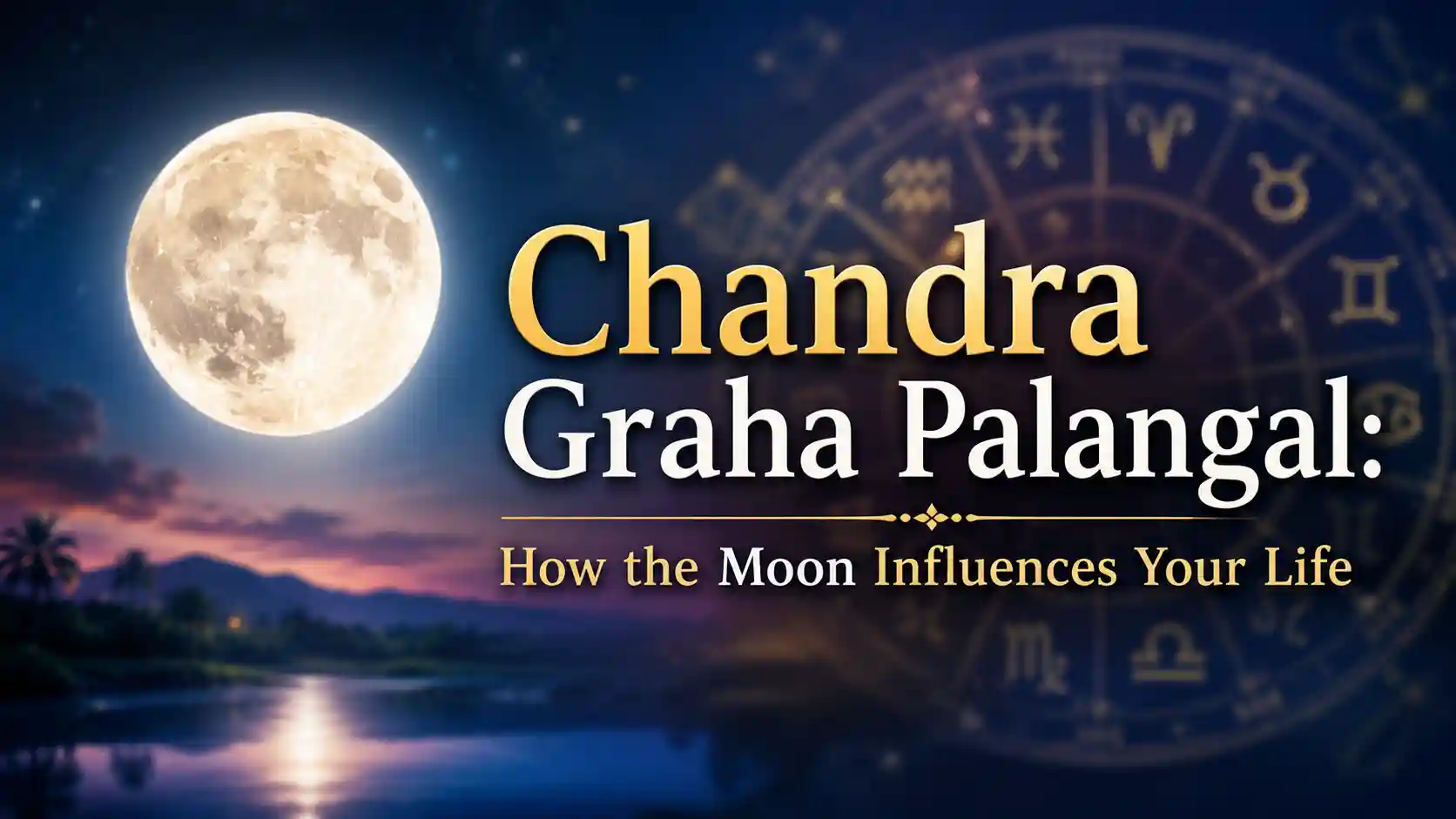 Chandra Graha influencing mental peace and emotional strength in Vedic astrology