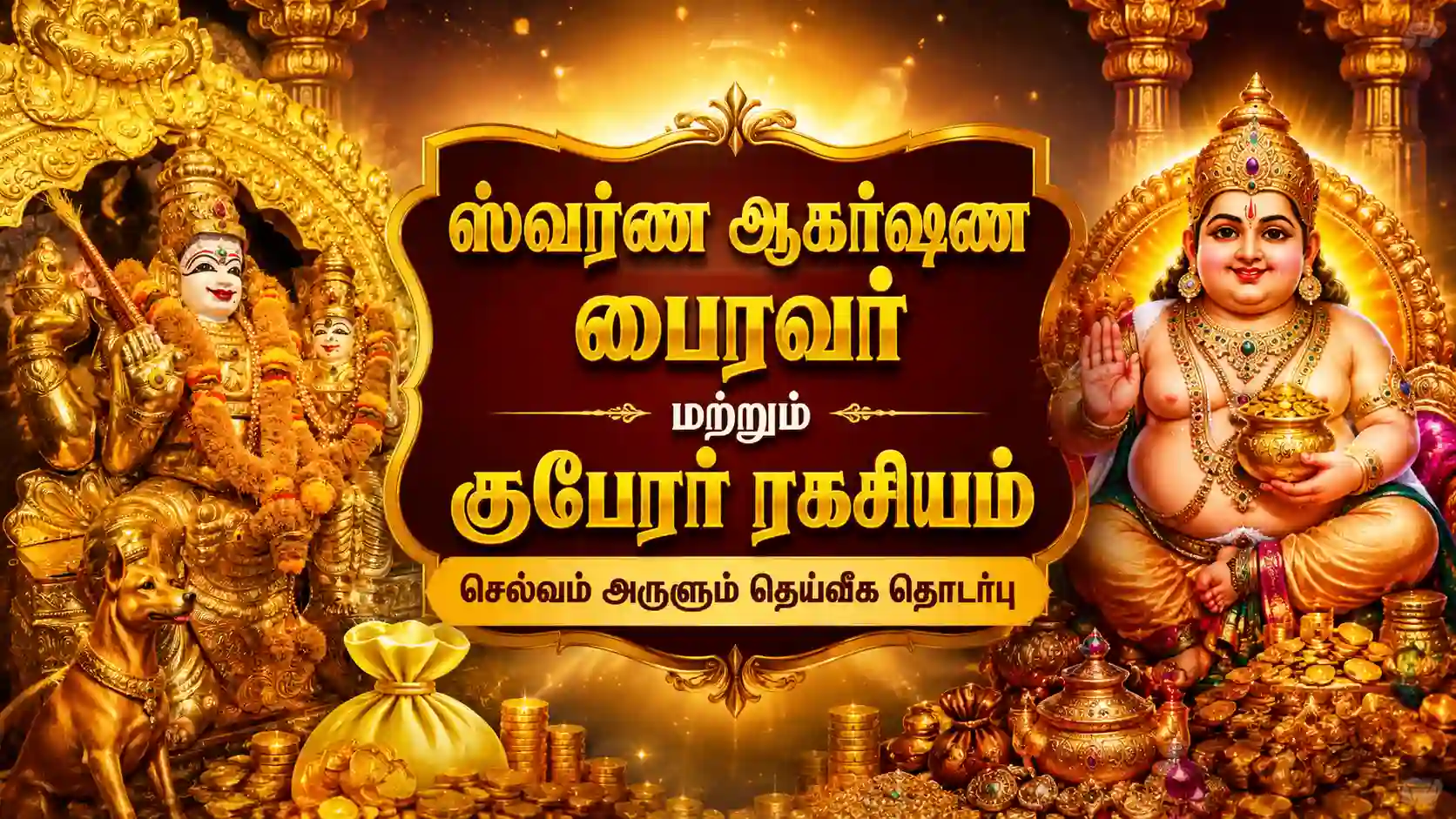 ஸ்வர்ண ஆகர்ஷண பைரவர் குபேரர் செல்வ வளம் அருளும் தெய்வ வடிவம்