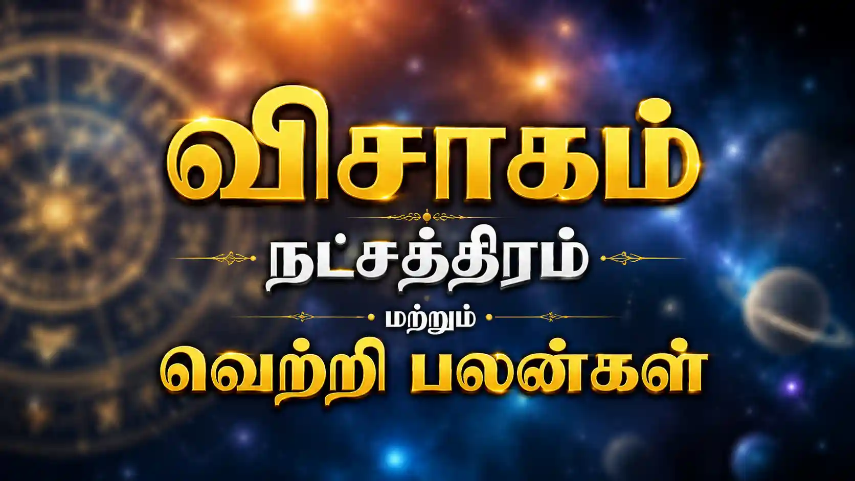 விசாகம் நட்சத்திரம் பிறந்தவர்களின் இலக்கு முயற்சி மற்றும் வெற்றி பலன்கள்