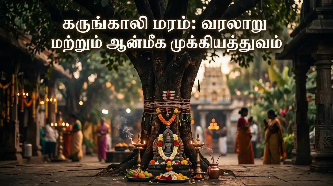 கருமையான உட்புற மரக்கட்டையுடன் காணப்படும் கருங்காலி மரம் மற்றும் அதன் பாரம்பரிய முக்கியத்துவம்.
