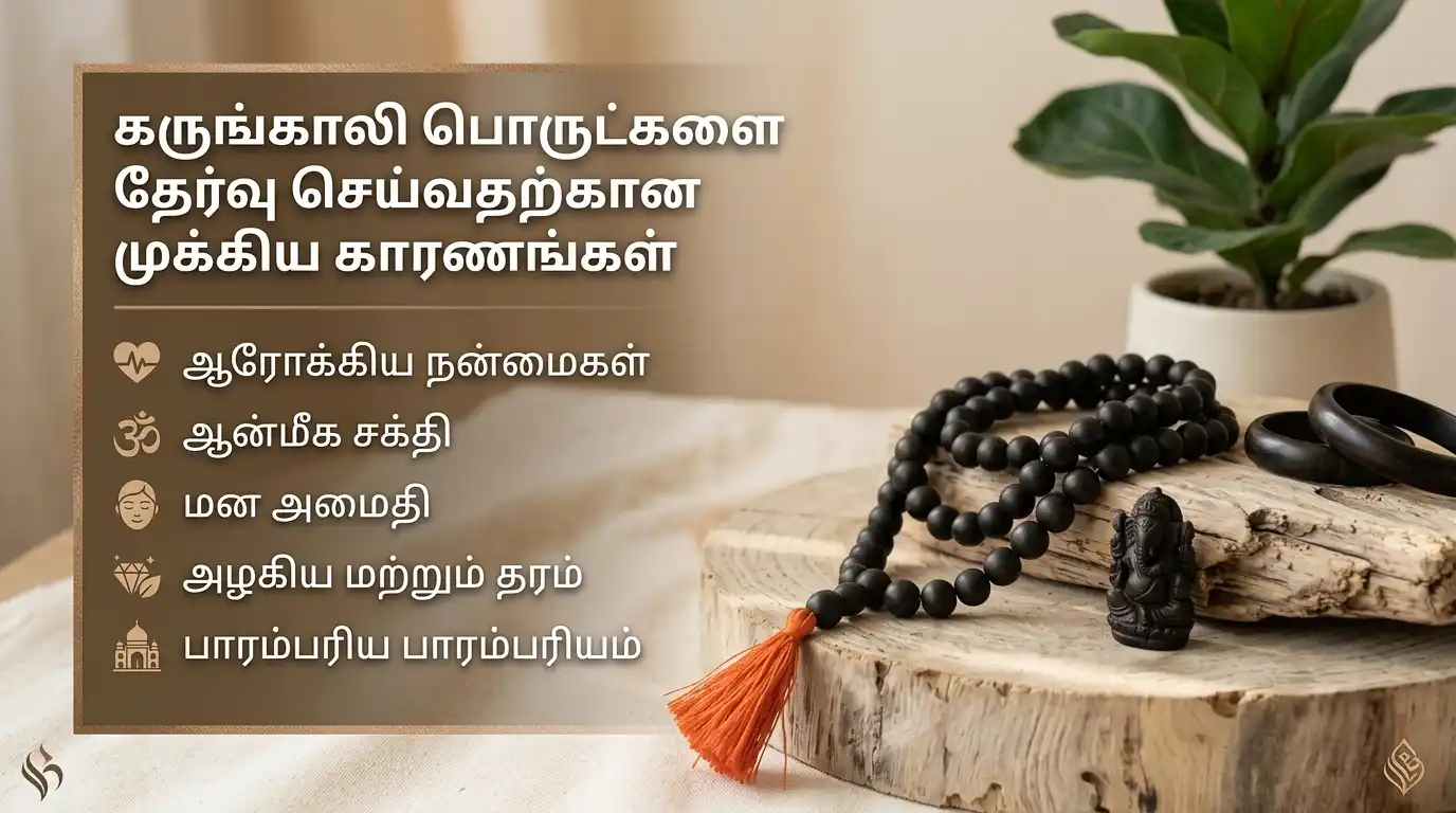 பாரம்பரிய கருங்காலி பொருள்
