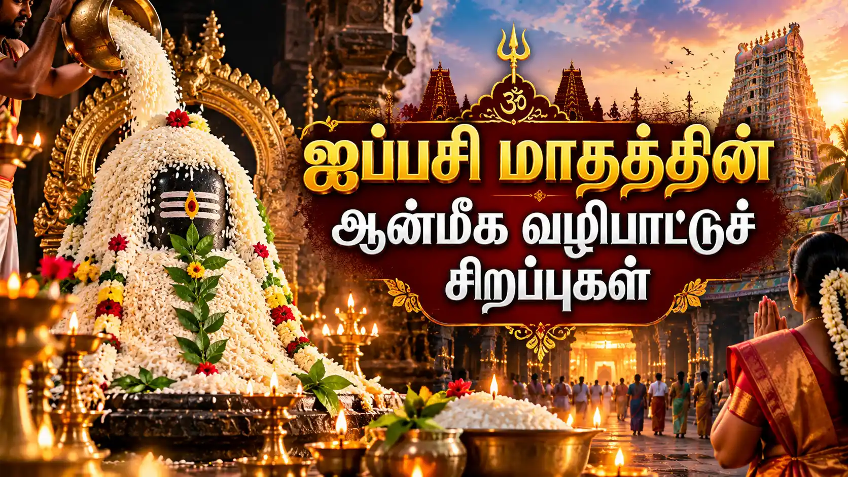 ஐப்பசி மாதத்தின் சிறப்புகள் மற்றும் சிவபெருமானுக்கு நடைபெறும் அன்னாபிஷேக வழிபாடு